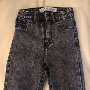 Distressed Black Jeans